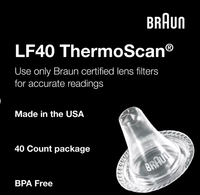 Braun Thermoscan Lens filter 40ct