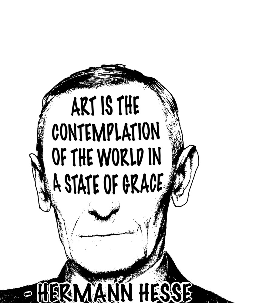 Hermann Hesse Quoted Sticker Collection