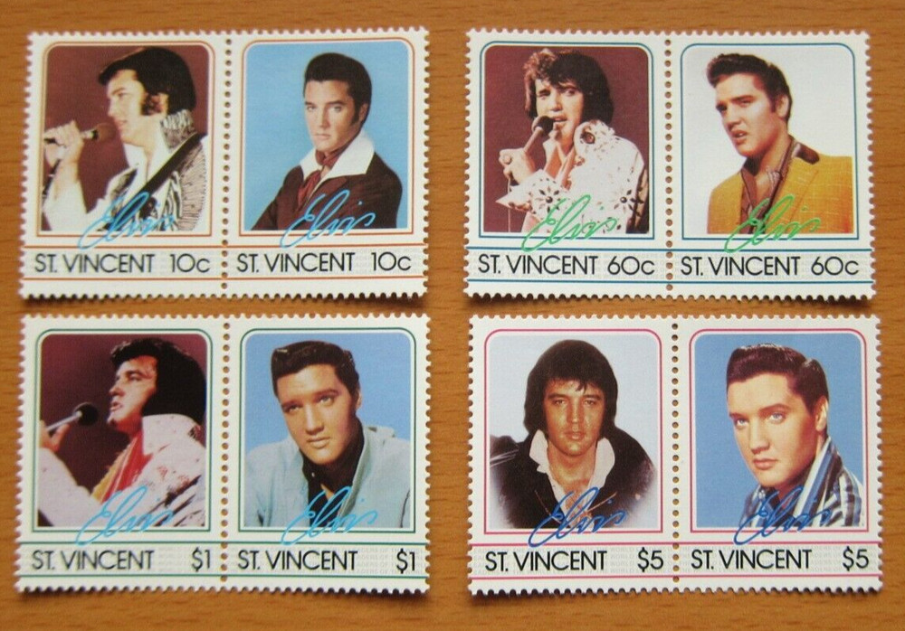 St. Vincent #174-77 Elvis set 8v set, MNH