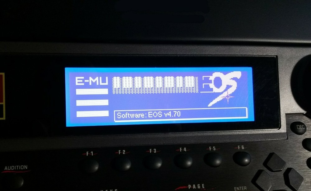 EMU ULTRA E4XT e6400 E-SYNTH E5000 E4 Platinum (Negative) Custom LED Display !