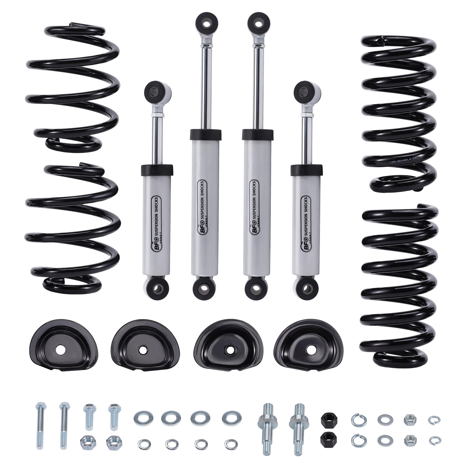 Front 3" Rear 5" Drop Spring Lowering Kit w/ Shocks for Chevrolet C10 1963-1972
