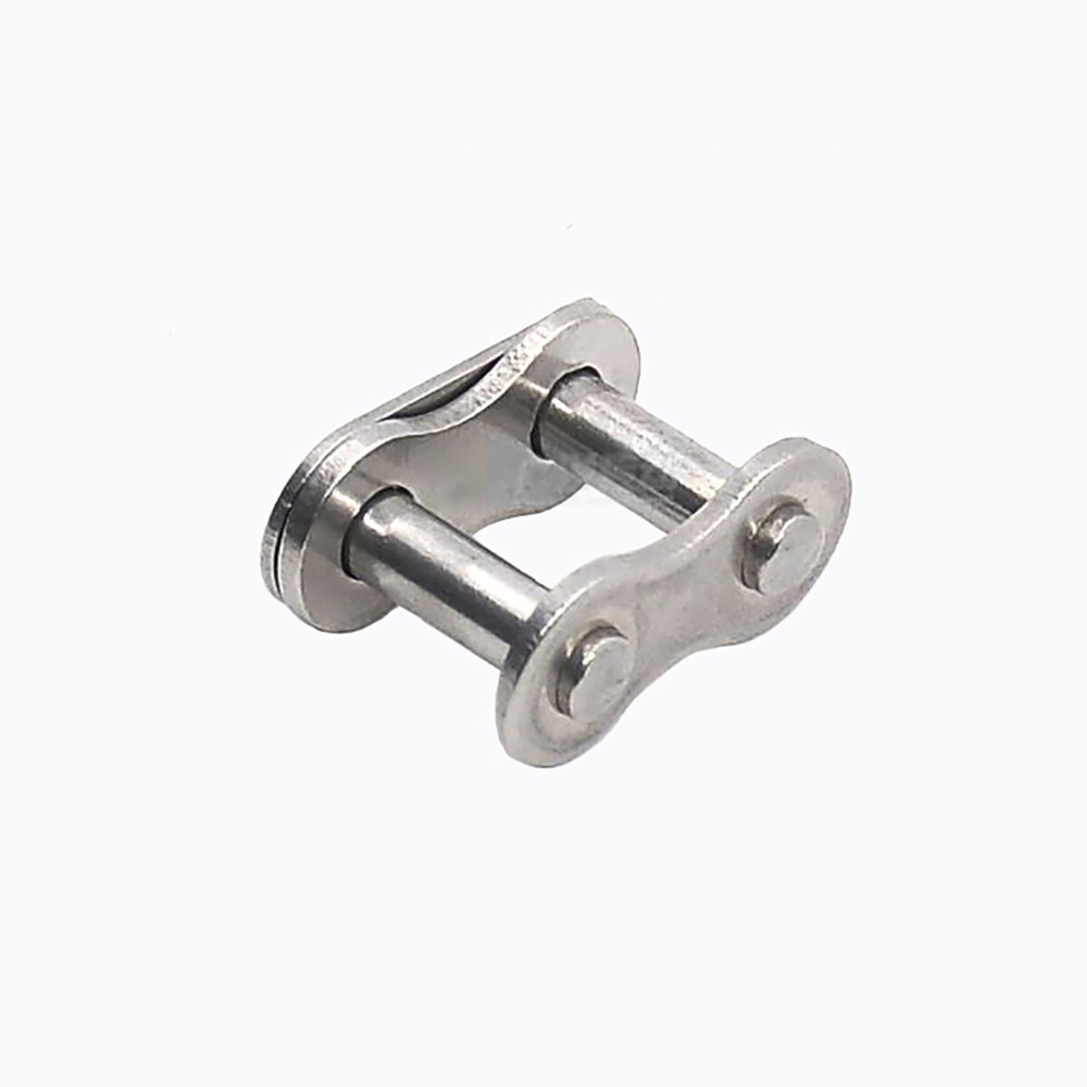 10Pc 04C-1 Connecting Link Simplex Roller Chain Full Stainless Link Pitch 6.35mm