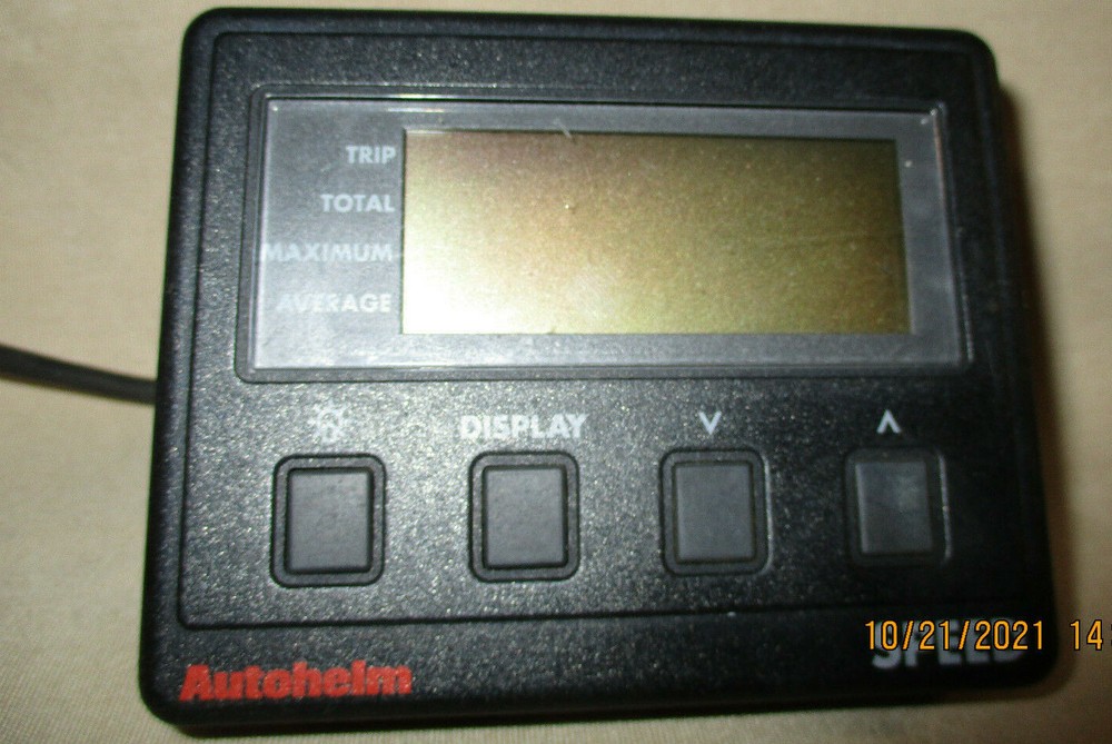 AUTOHELM SPEED DISPLAY