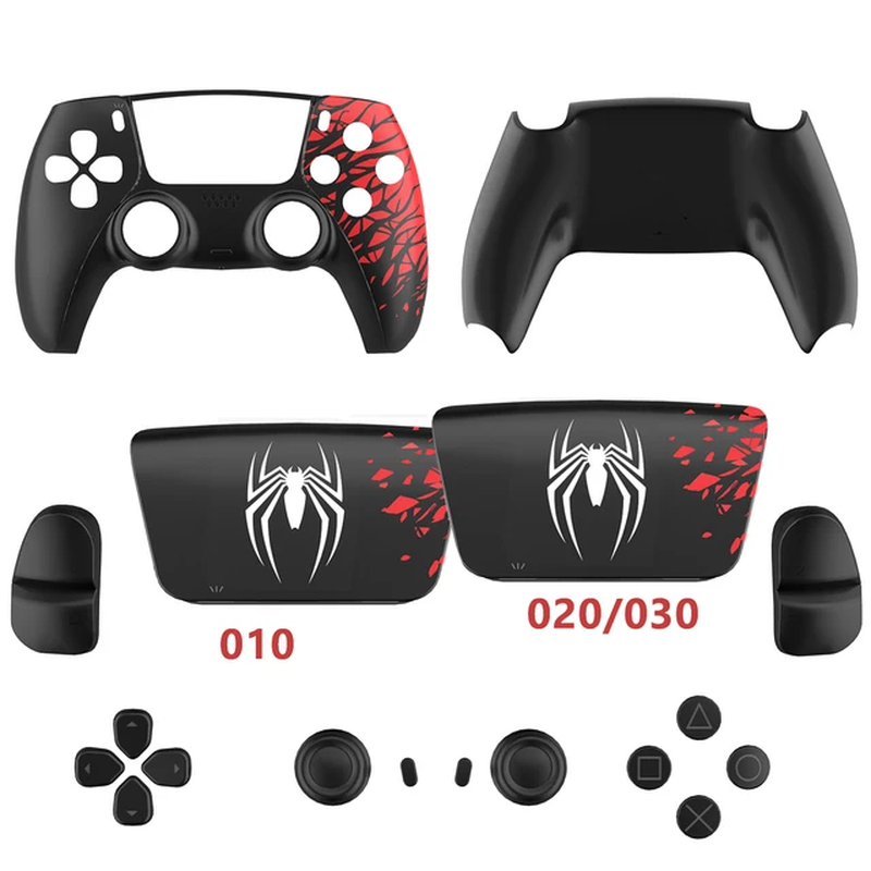 PS5 Spiderman 2 Cover Replacement Shell Playstation 5 Controller Parts