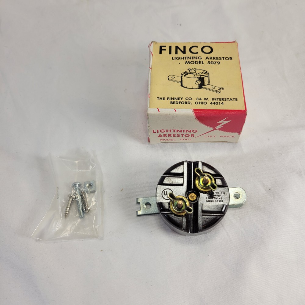 Vintage FINCO Model 5709 TV Lightning Arrestor
