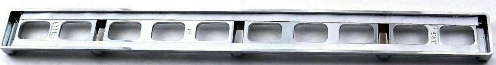 Push Button Panel Cover Chrome Plastic for Freightliner 10 1/4" Wide Tape Mount