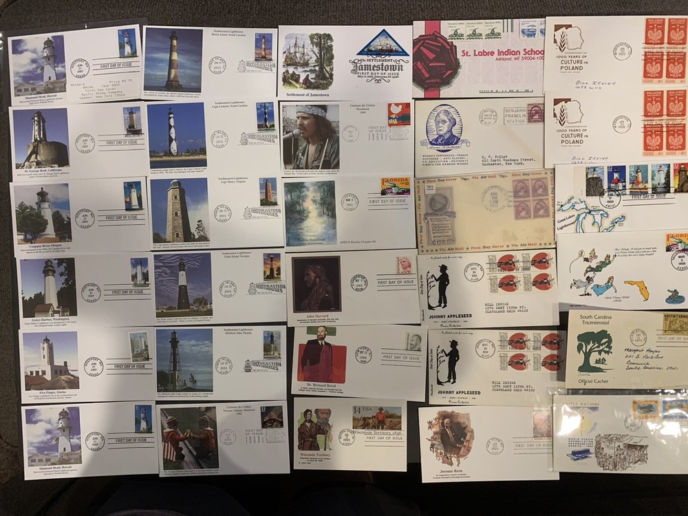 400+ pc First Day & Commemorative Envelopes & Cards—please see all pics