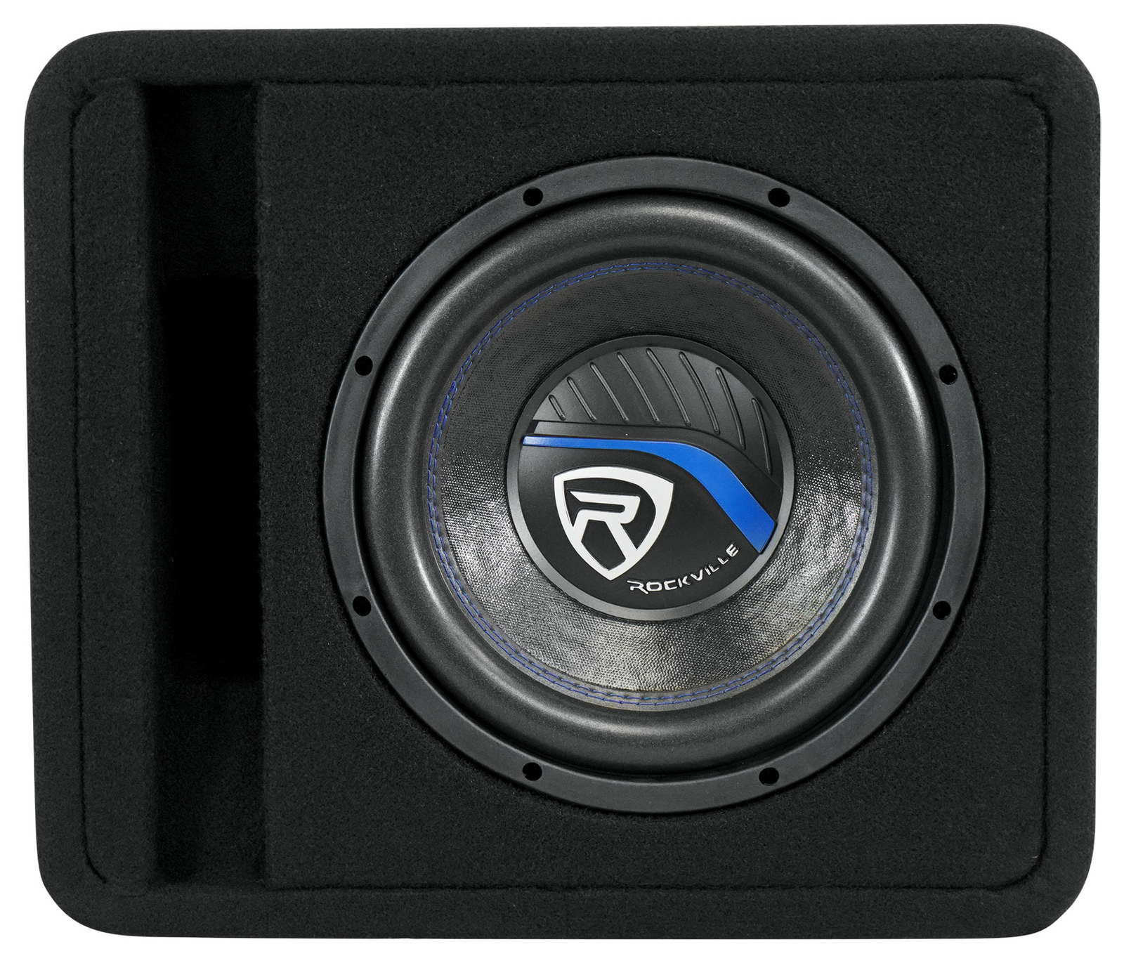 Rockville SK510 PACKAGE 10" 1200w Loaded K5 Car Subwoofer Enclosure+DB11 Amp
