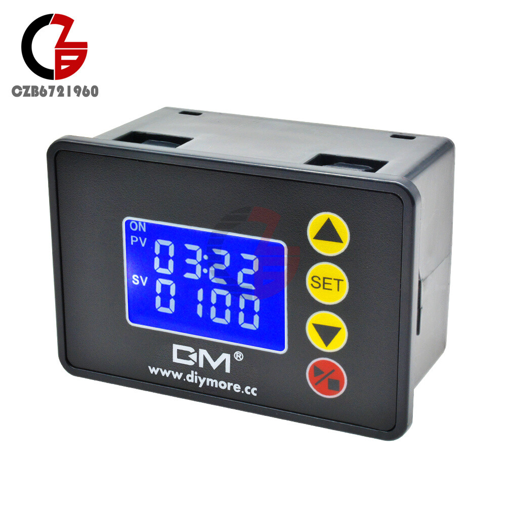 1.37" Digital LCD Microcomputer Relay Time Controller Module DC12/24V AC110-220V