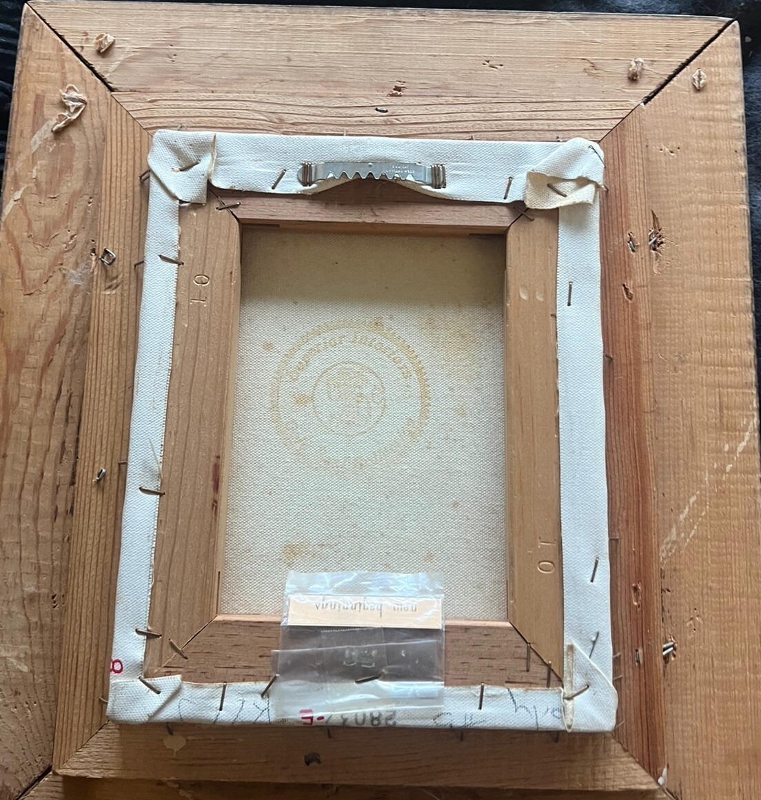 Vintage Painting Butterfly The Beginning Spring Bird Nest Eggs Cottage Cabin