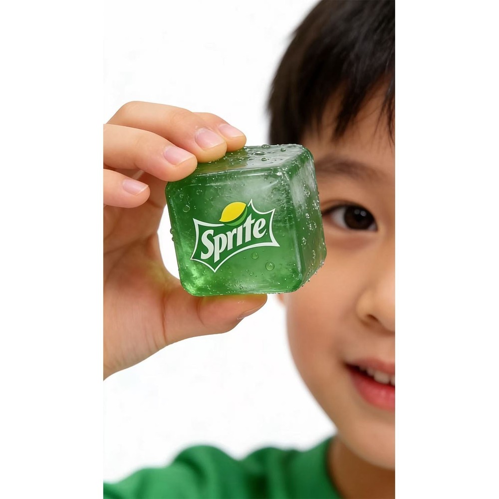 Needoh Limited Edition Sprite Nice Cube Suptid Squish
