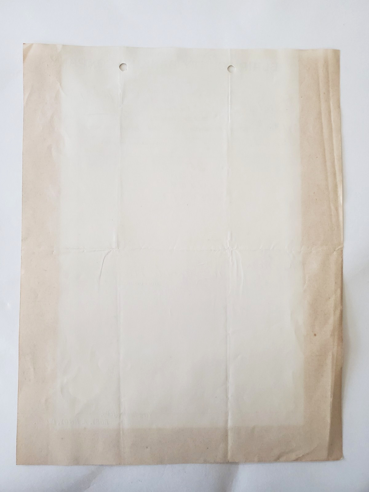 1892 Document, Blair County Banking Company, Tyrone, PA