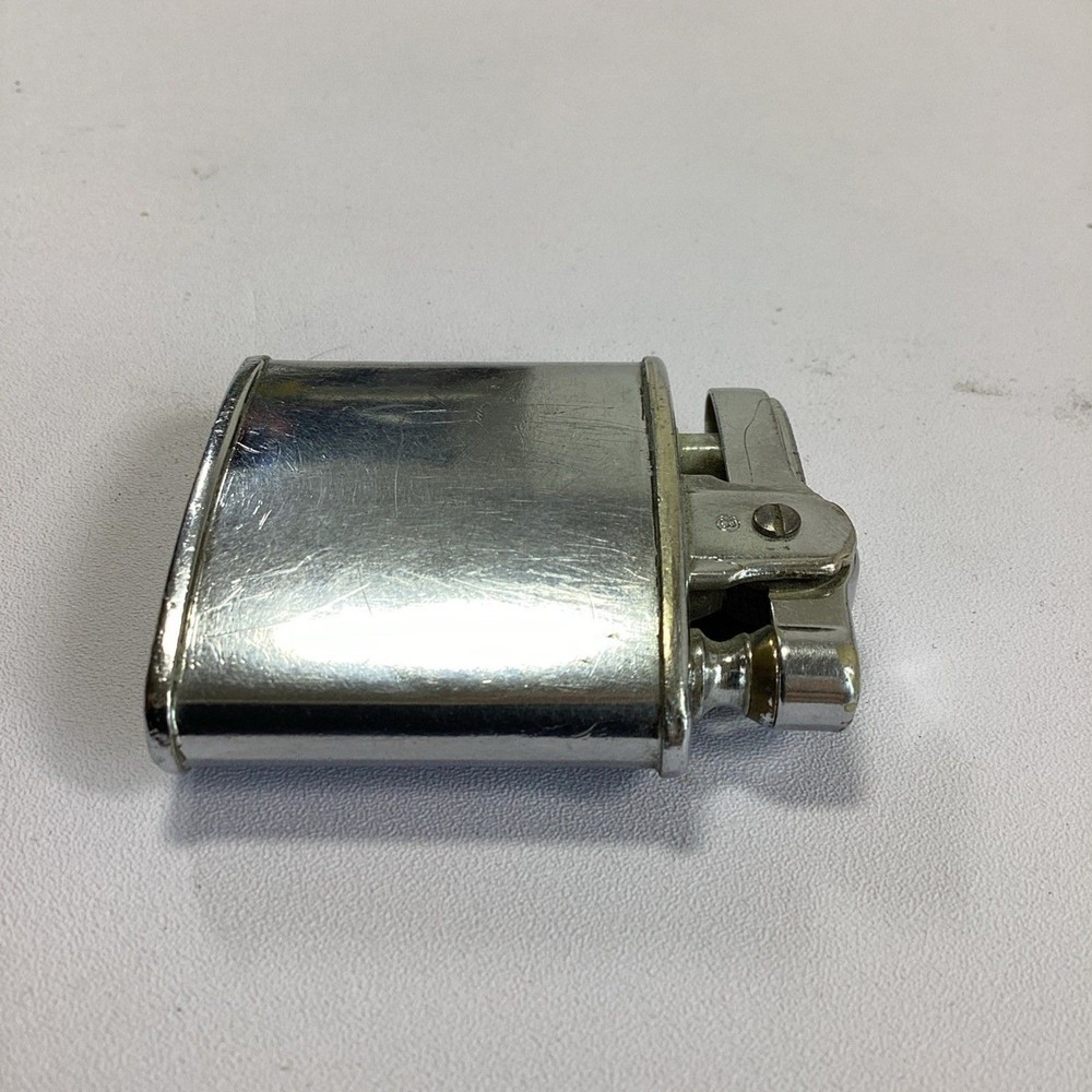 Vtg Ronson Metal Lighter In Box Case Papers Untested