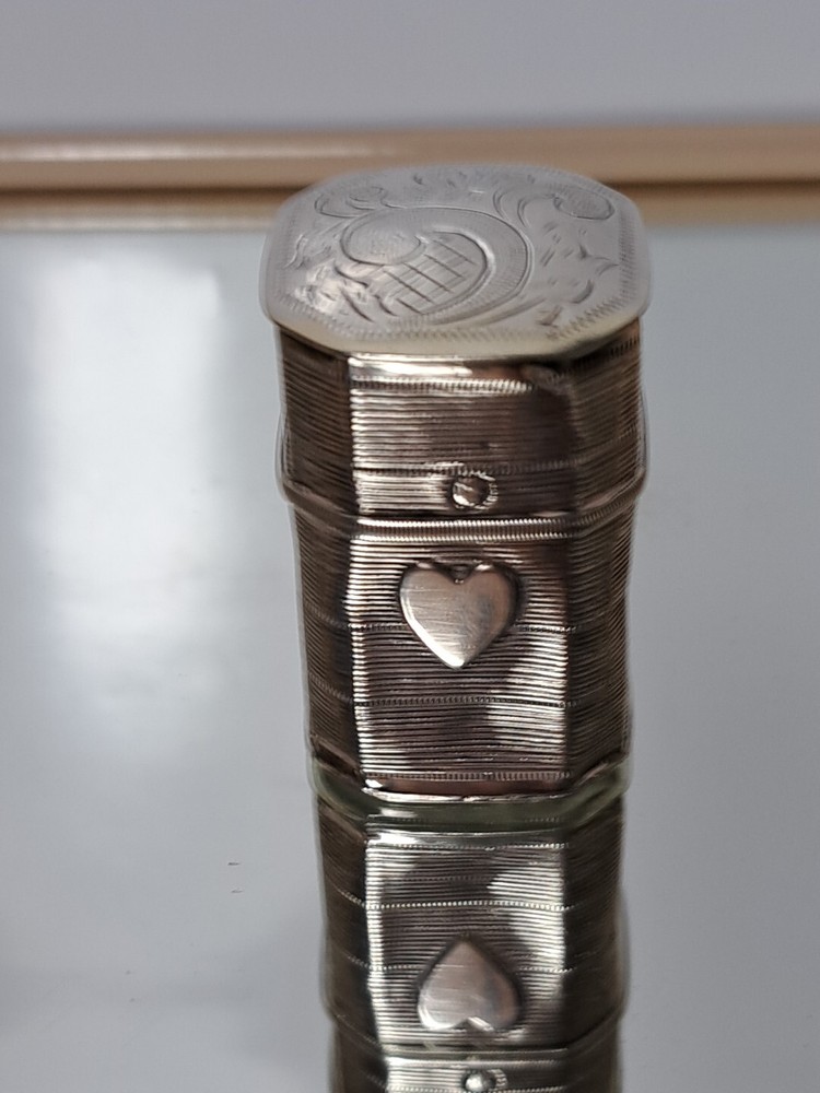 19th Century Dutch Silver Peppermint Box 18.4g
