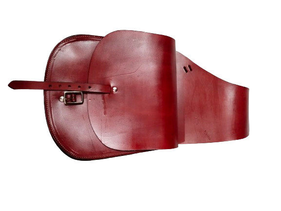 Premium Leather Western Horse Saddle Bag .