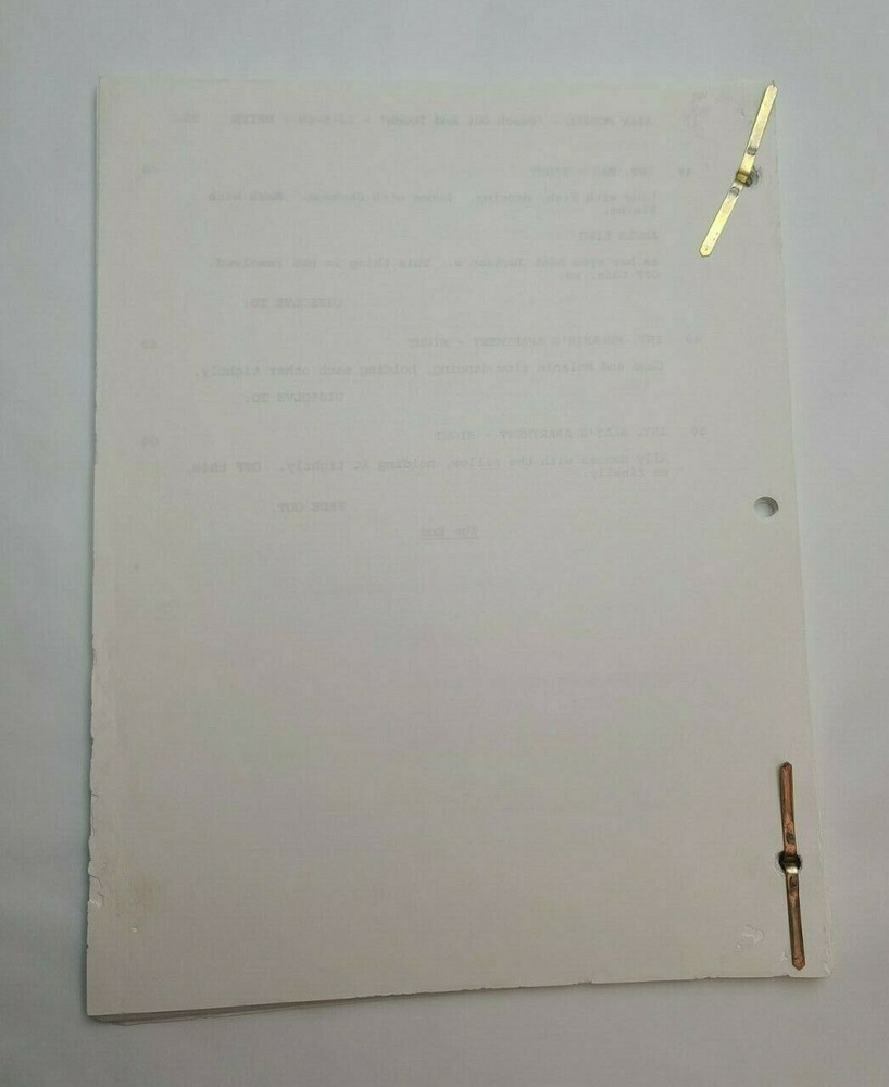 ALLY MCBEAL / David E. Kelley 2000 TV Script, Taye Diggs "Reach Out and Touch"