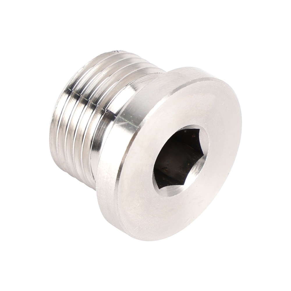 5X Standard M18 x 1.5 Sensor Plug Cap w/ Copper Washer Universal Fit Motorcycle