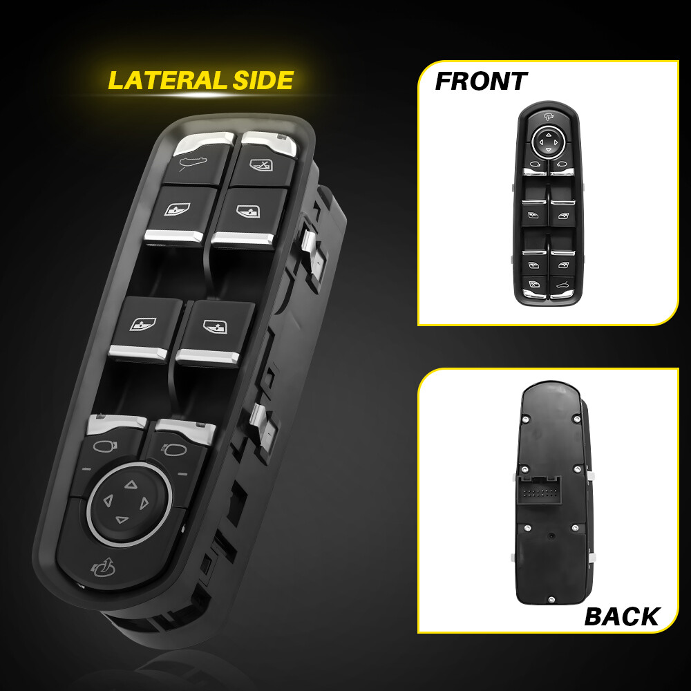 Driver Left Side Window Switch Control 7PP959858 For 2011-2014 Porsche Cayenne