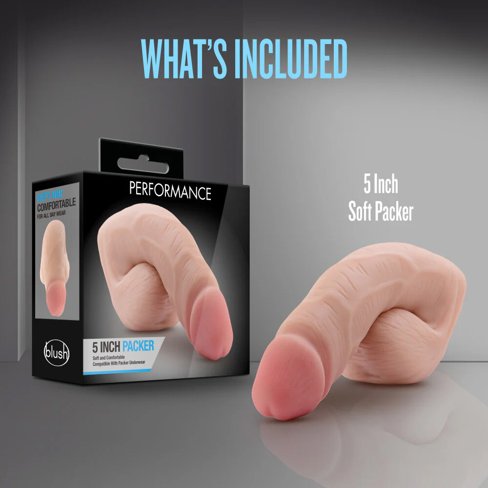 Packer Gear Packing Penis 5.5" Realistic Dildo Cock for Packing