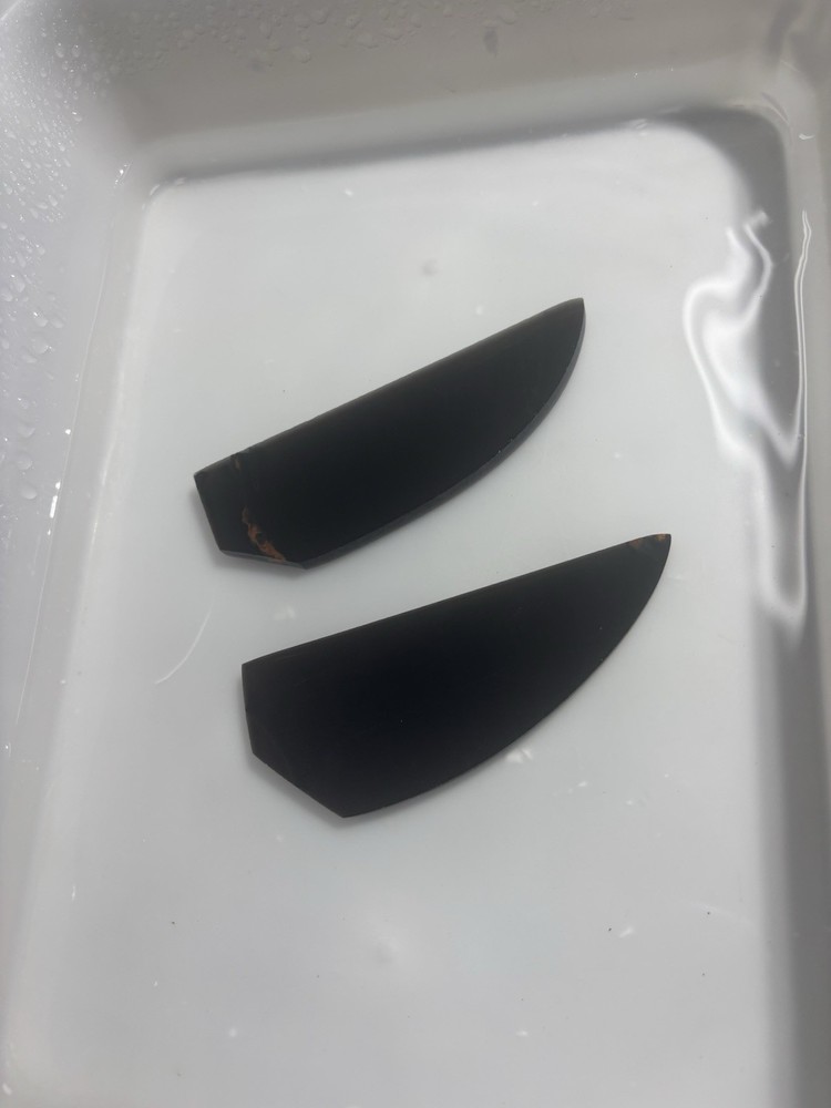 Mid Night Lace Obsidian Flint Knapping Preform Blank Practice Napping