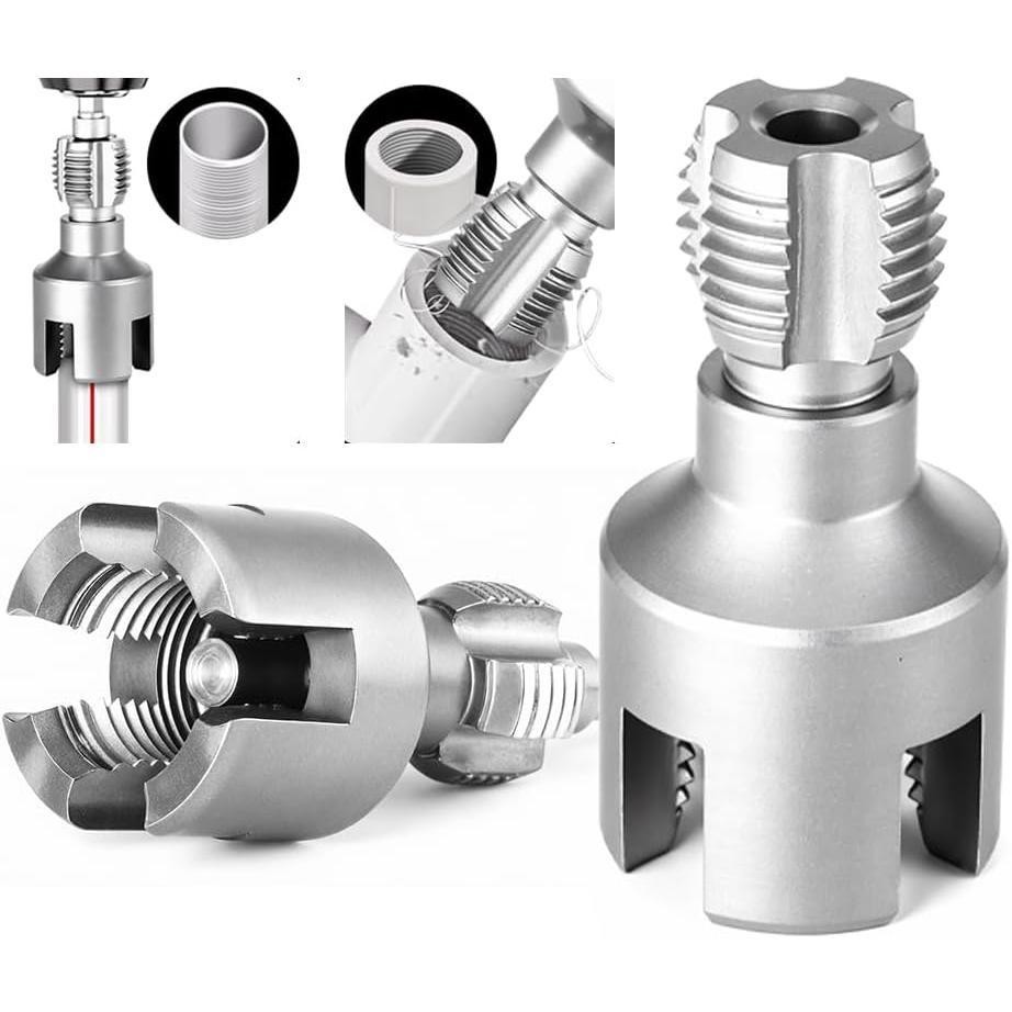 Pipe Threading Tool for Internal & External Threads Dual for PPR/PVC/MPP Pipes