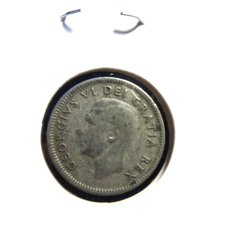Canada 1950  .800 % Silver 10 Cents 👀