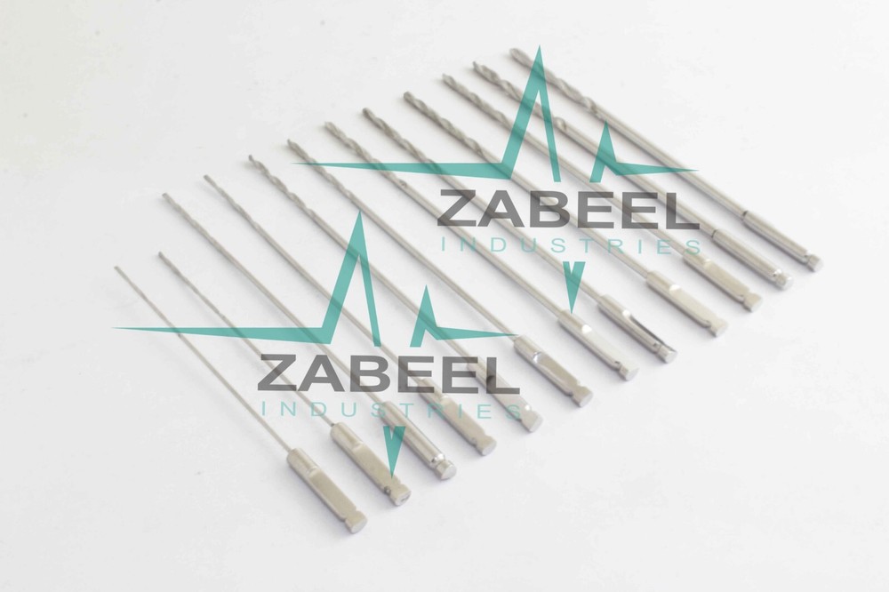 Quick Coupling Bone Drill bits 1.1, 1.5, 2.0, 2.5, 2.7, 3.5 Orthopedic Surgery