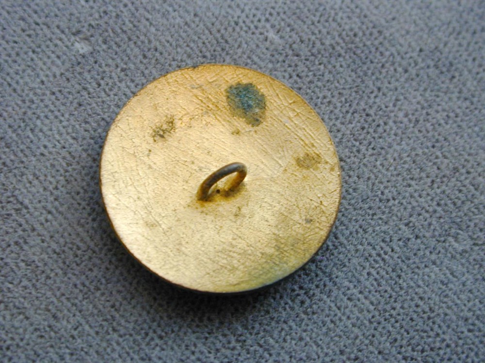 Antique Hand Painted Enamel Cloisonné Button