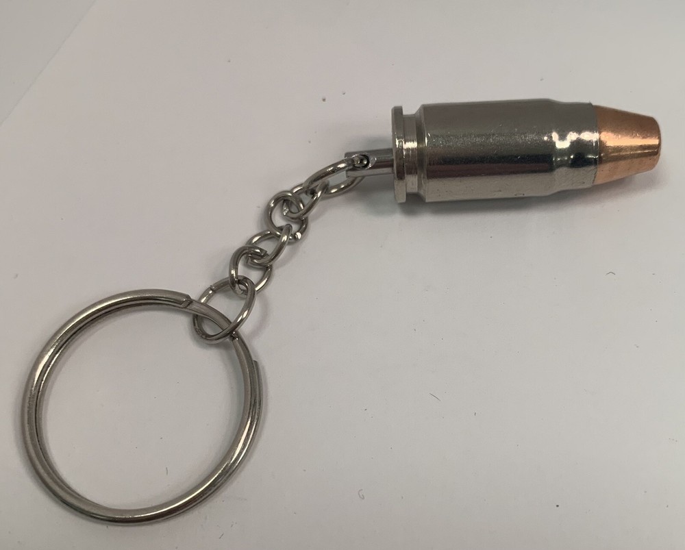Custom (Customer Supplied Brass) Bullet Key Chain / Zipper Pull