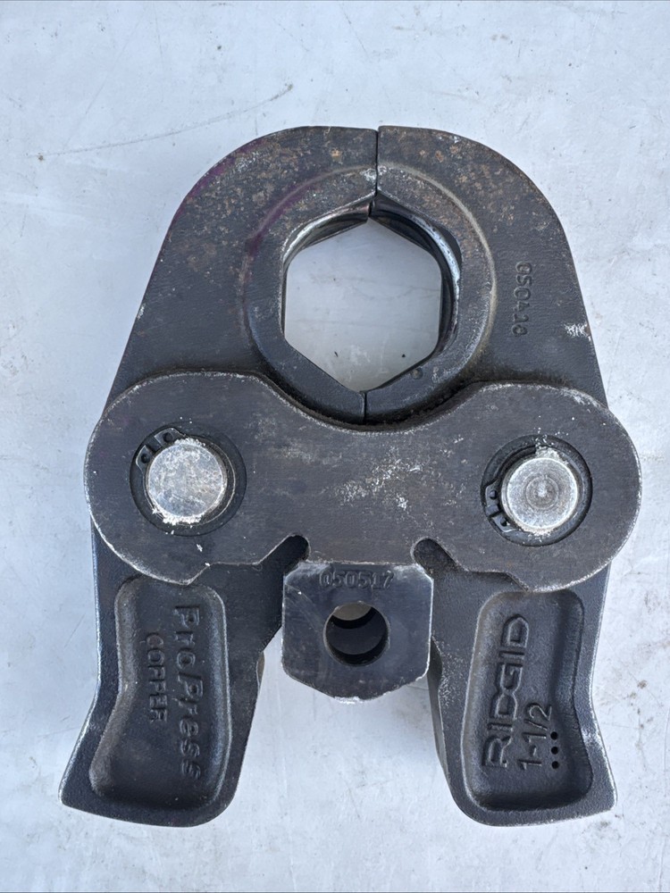 Single Ridgid 1 1/2” Copper Propress Jaw