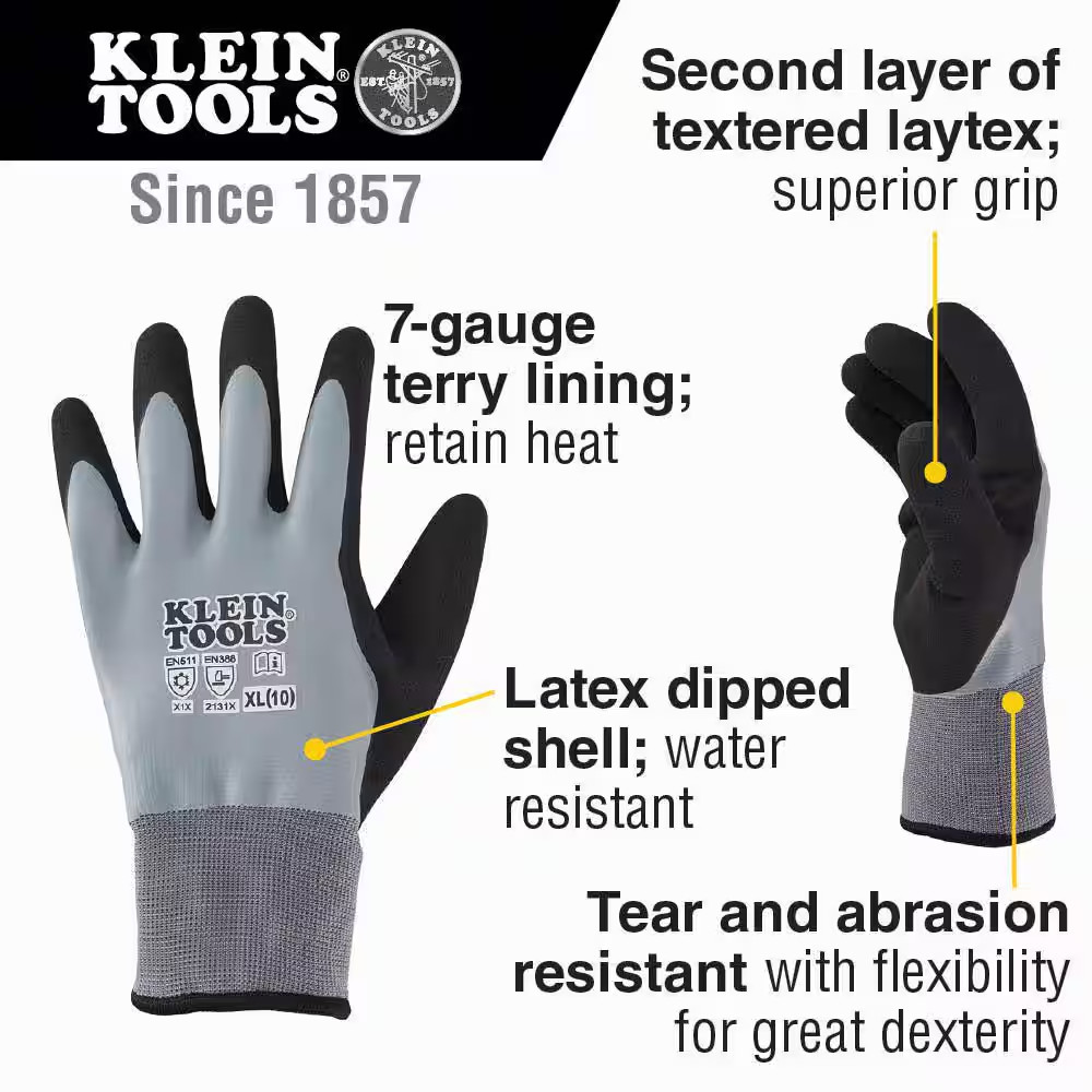 Extra-Large Thermal Dipped Gloves