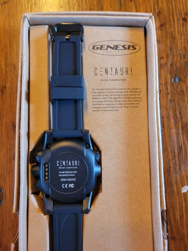 Genesis Centauri Dive Watch Computer. Brand New in box..