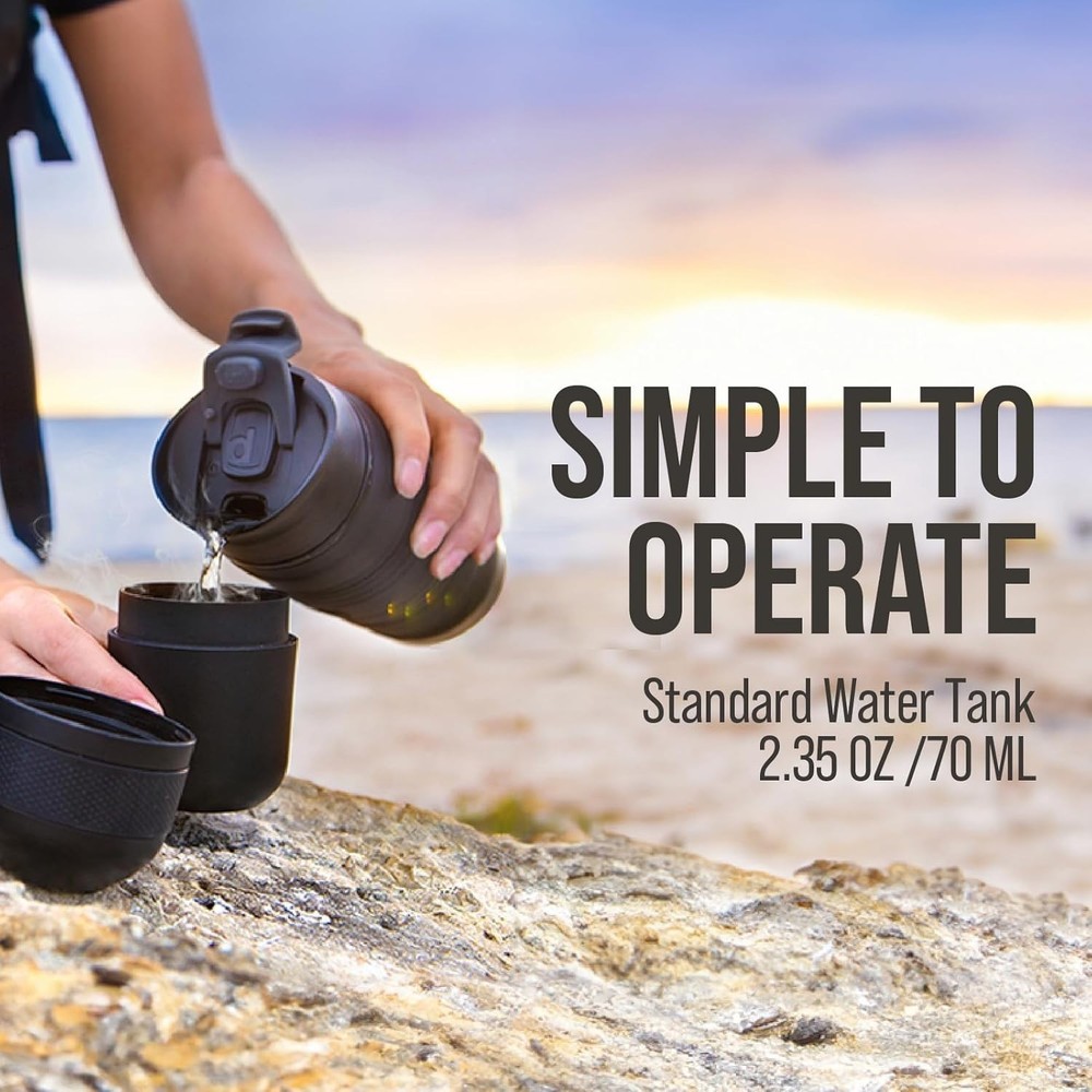 Versatile Minipresso GR Espresso Machine – Compatible with Ground Coffee
