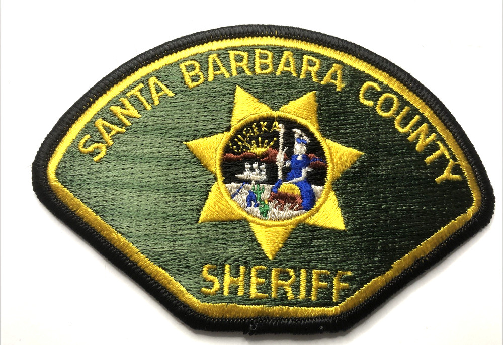Santa Barbara County CA Police Dept Patch 5"-