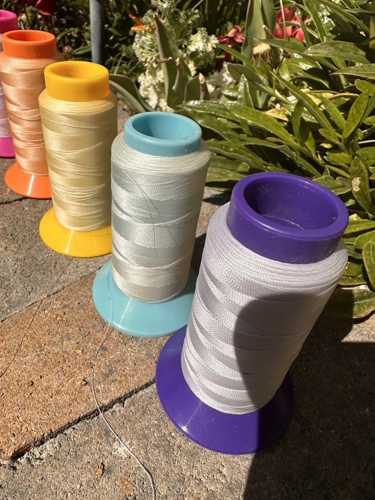 (5) Solar Activated Color Changing Embroidery Thread 1000 M Cones