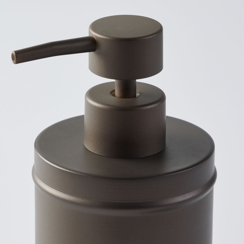 Metal Soap Pump Elegant Bathroom Kitchen Accessory Compact Durable Design New