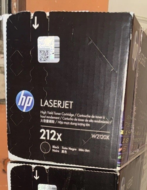 HP W2120X - 212X Black High Yield Toner Cartridge SEALED - NEW