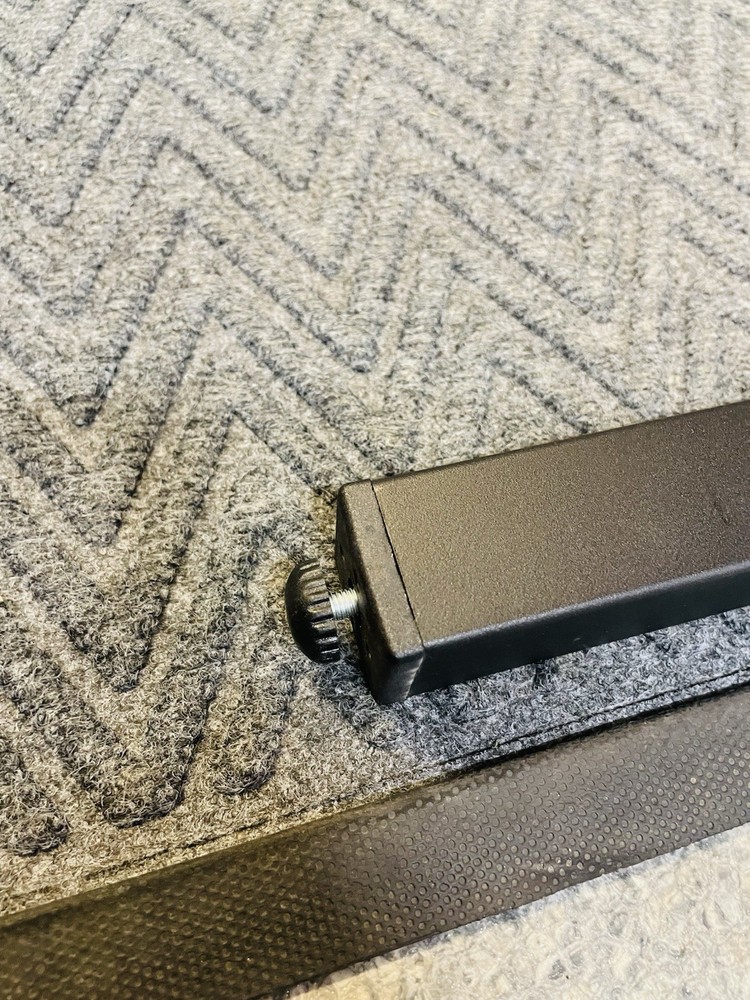 Threshold Outdoor Fairmont Rectangular Bar Height Patio Table Black 42” High