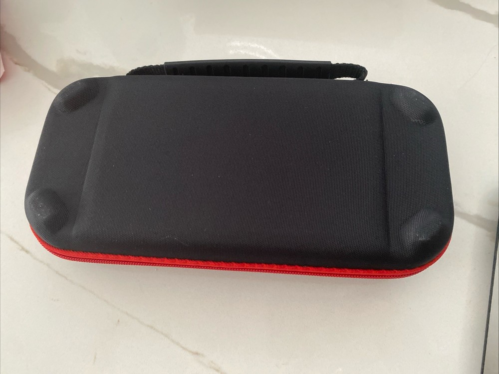 Nintendo Switch Accessories Bundle Kit Case Charger Stand Screen Protector Black