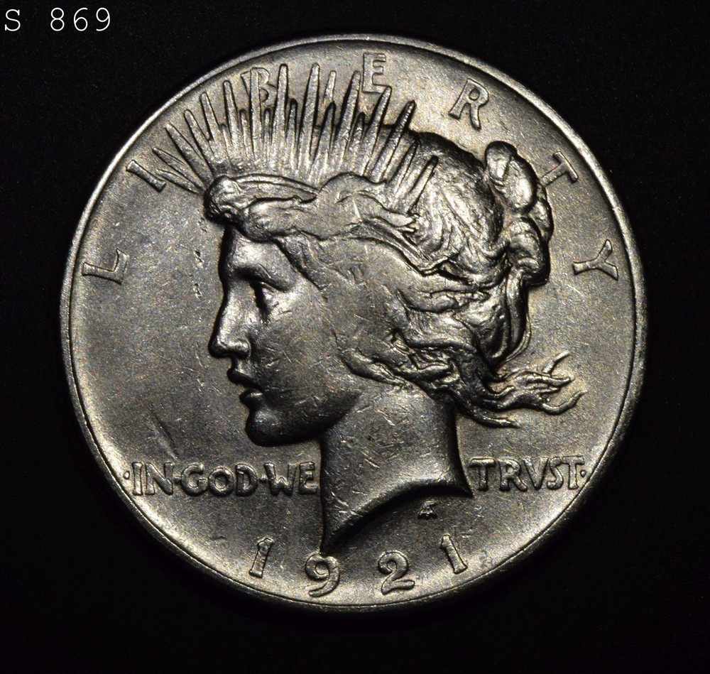 1921 Peace Dollar "AU"