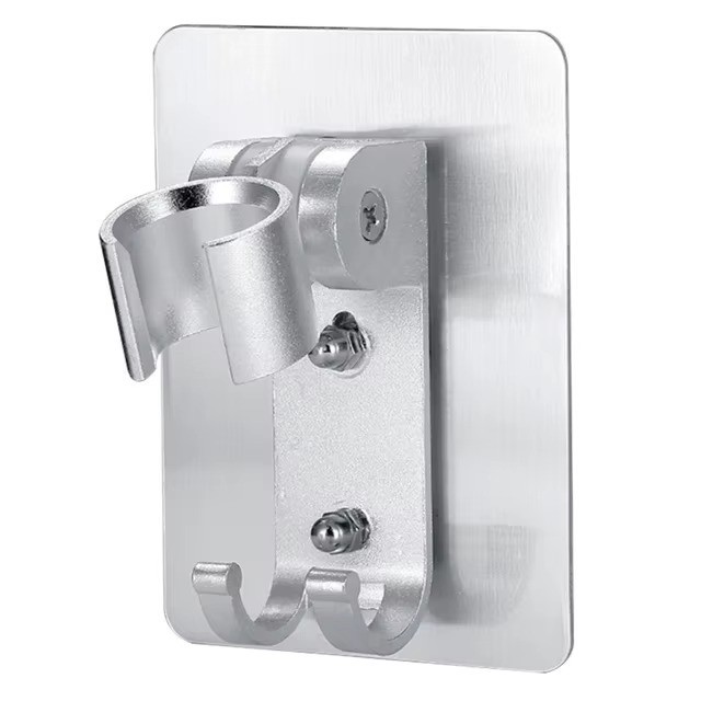 Adjustable Shower Head Holder - No-Drill Self-Adhesive Wall Mount Bracket