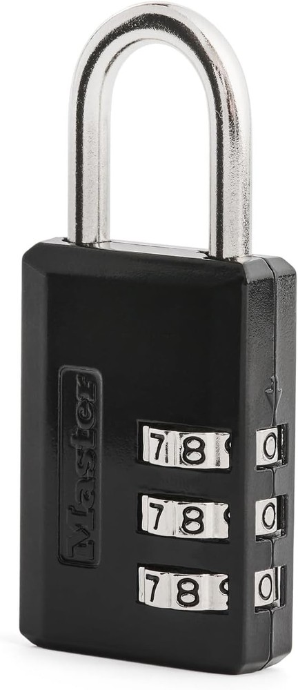 Black Combination Padlock, Indoor Gym Locker Lock