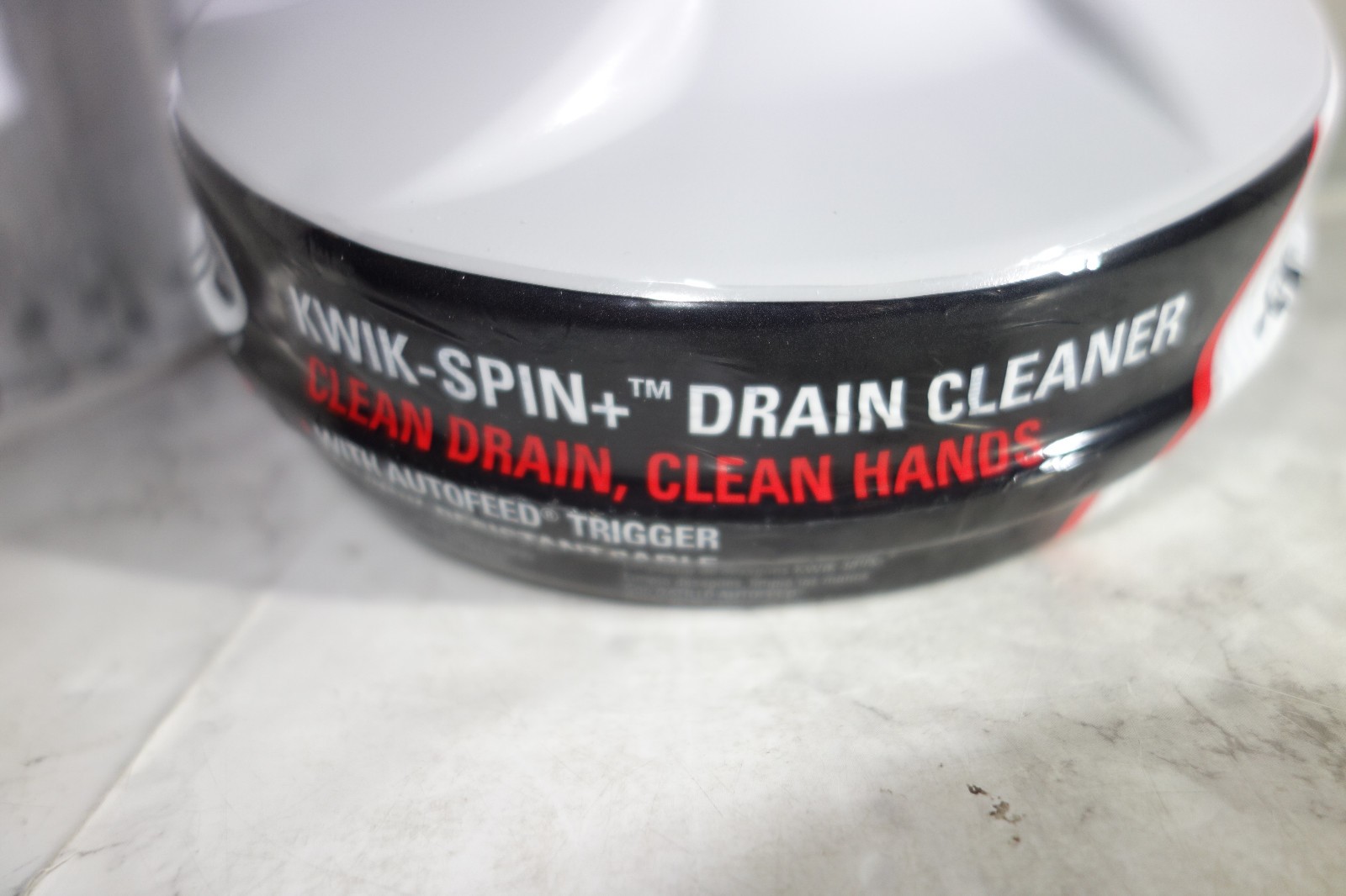 Ridgid 57038 Kwik Spin Manual Hand Held Drain Clog Auger Cleaner w/25 ft Cable