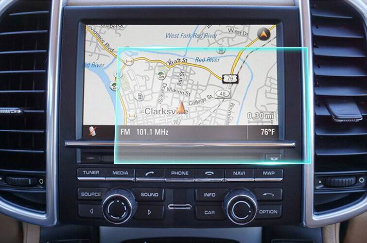 Crystal Clear Screen Protector for 2013 Porsche Cayenne Vehicle Navigation