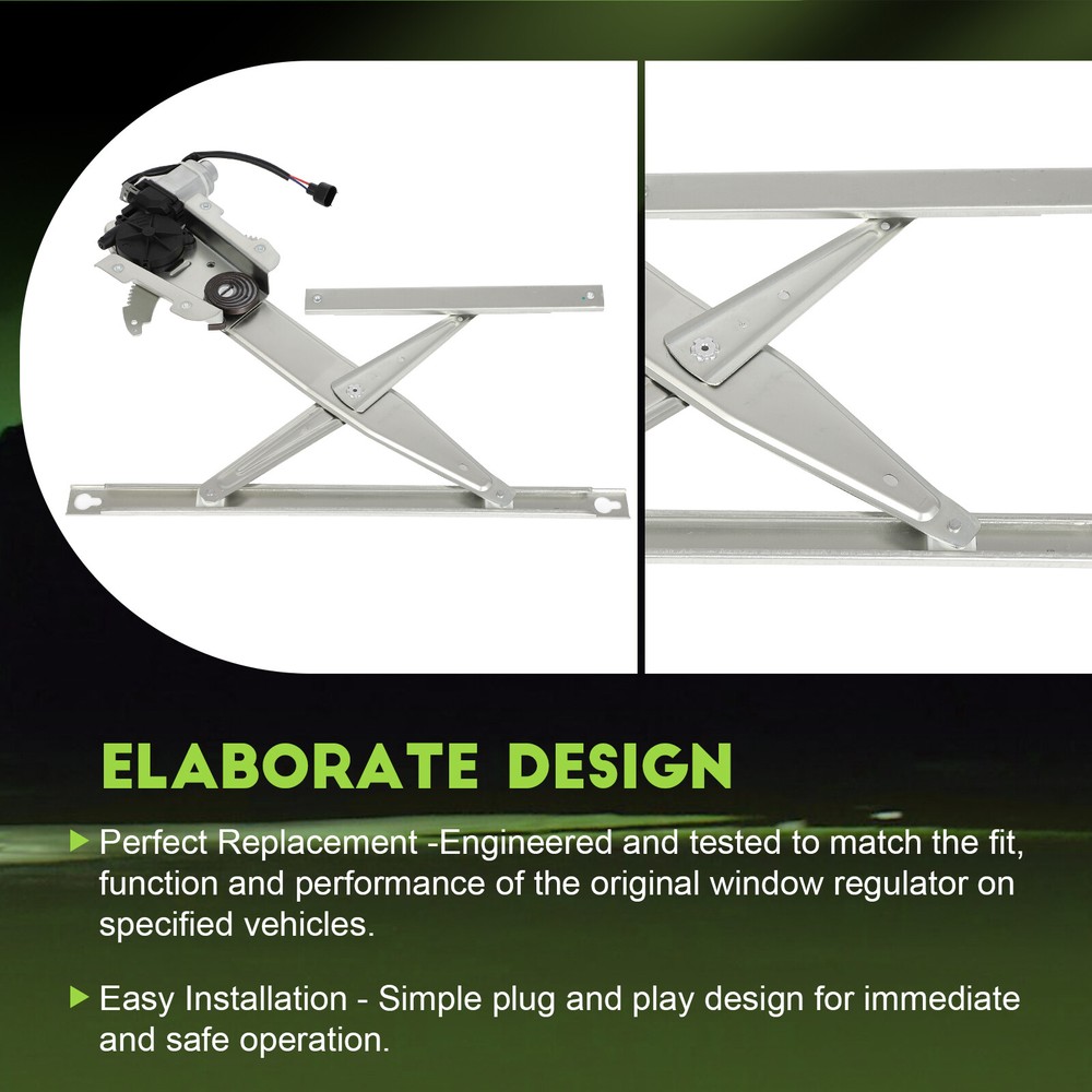 Front Passenger Side For 2004-2006 Dodge Durango Power Window Regulator w/ Motor