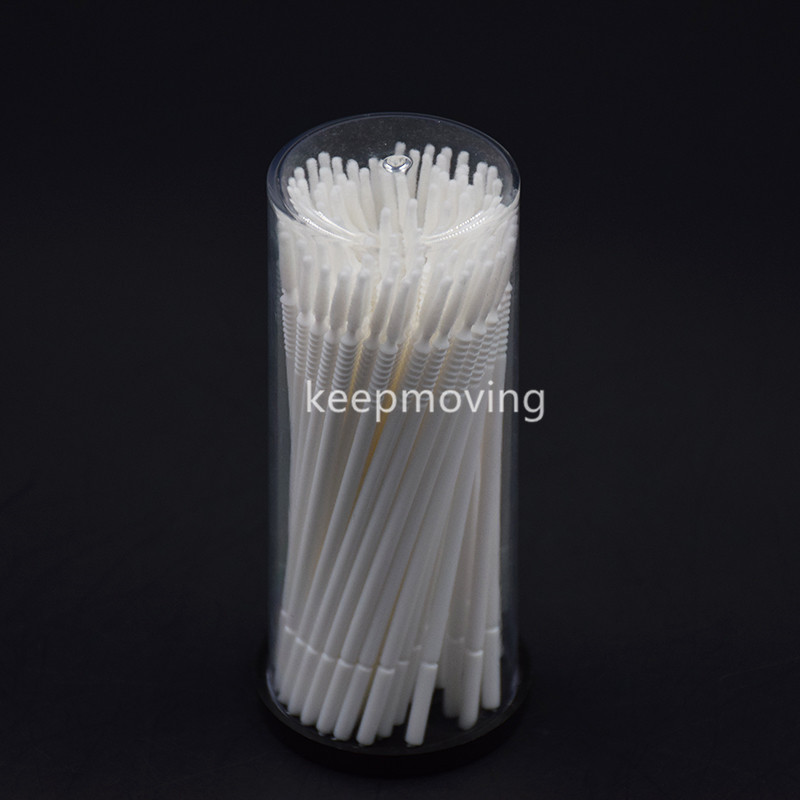 1000 Pcs Dental Disposable Micro Brush Applicator Tip Bendable Long Shank Handle