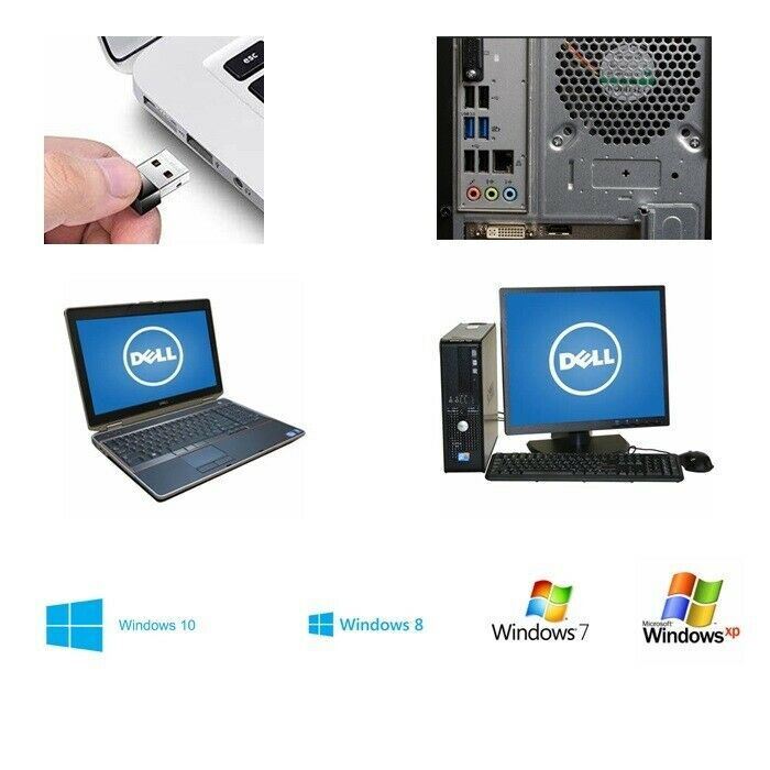 TV PC Laptop USB Bluetooth 5.0 Earbud Speaker Printer Adapter Dongle Receiver 2P