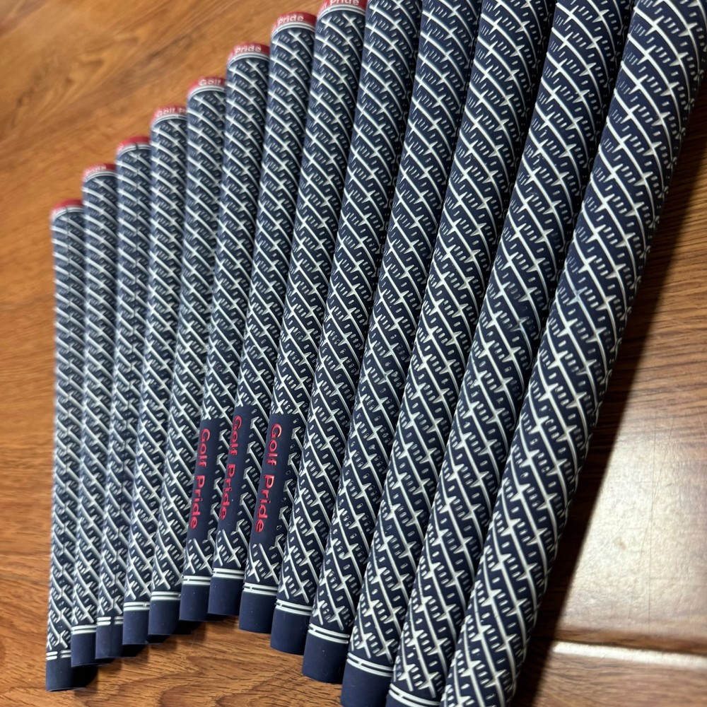 US 13-Piece Set Golf Pride Z-Grip Red Lightning Pattern Golf Grip Midsize