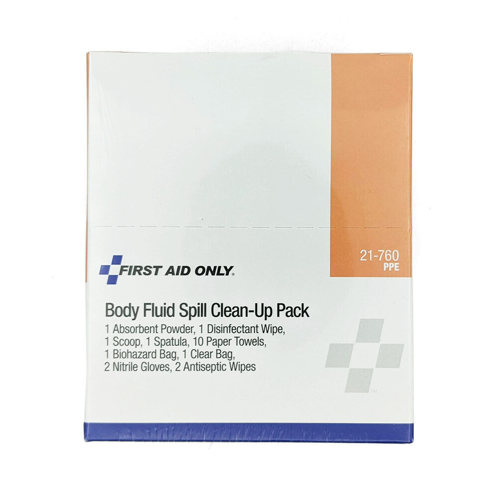 Body Fluid Spill Clean Up Pack from Pac Kit (4 Boxes) - MS89276