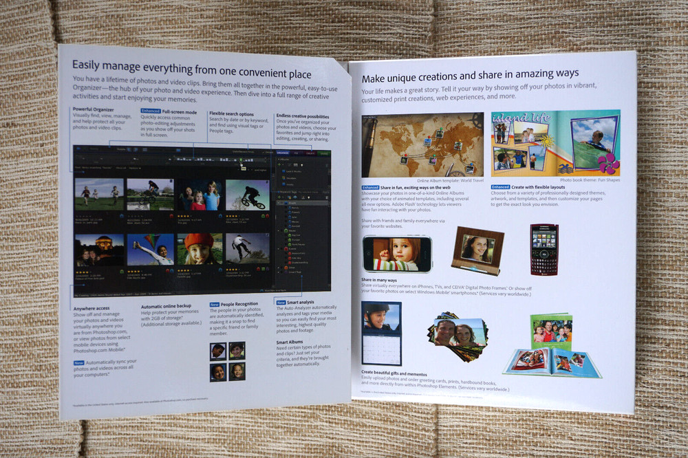 Photoshop Elements 8 for Windows - New Sealed - Photo Editing Software
